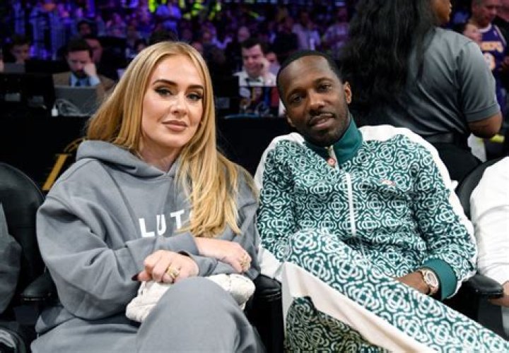 Adele Glows As She Sits Courtside At NBA All-Star Game With BF Rich Paul After Show Cancellation — Photos