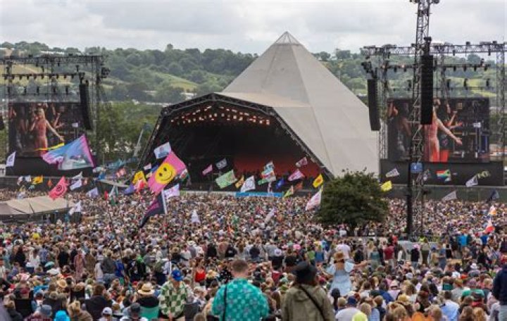Adele Reveals She’s ‘5 Ciders In’ As She Re-Wears Her Custom Chloé Dress From 2016’s Glastonbury Festival