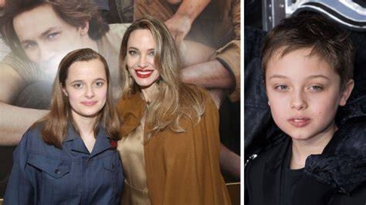 Angelina Jolie Steps Off A Private Jet After Getaway With Twins Vivienne & Knox, 12 — Pics