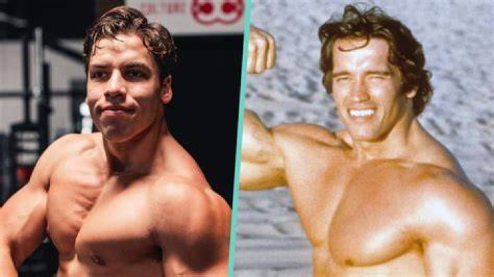 Arnold Schwarzenegger’s Son Joseph Baena Pumps Up His Muscles In Shirtless New Video