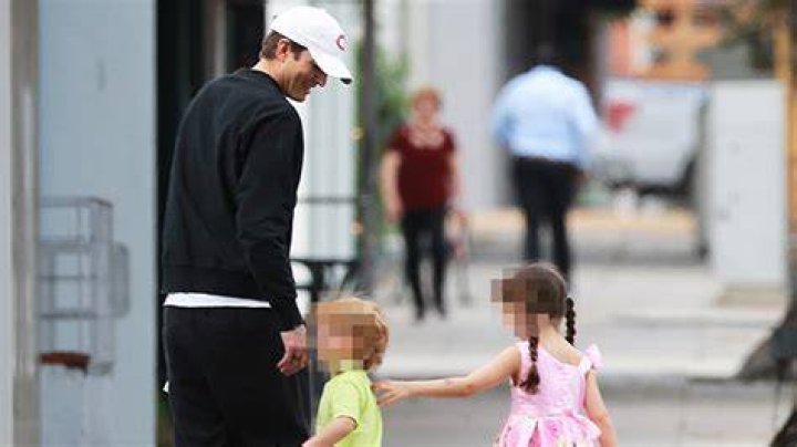 Ashton Kutcher Proves To Be The Ultimate Doting Dad On Outing With Kids Wyatt, 5, & Dimitri, 2