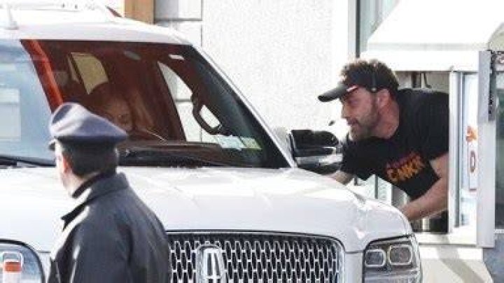 Ben Affleck Works Shift At Dunkin’ Donuts & JLo Stops By: Photos – Hollywood Life