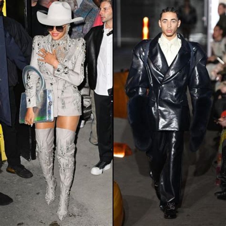 Beyonce Rocks Sequin Blazer Dress & Cowboy Hat as She Supports Nephew Julez at New York Fashion Week