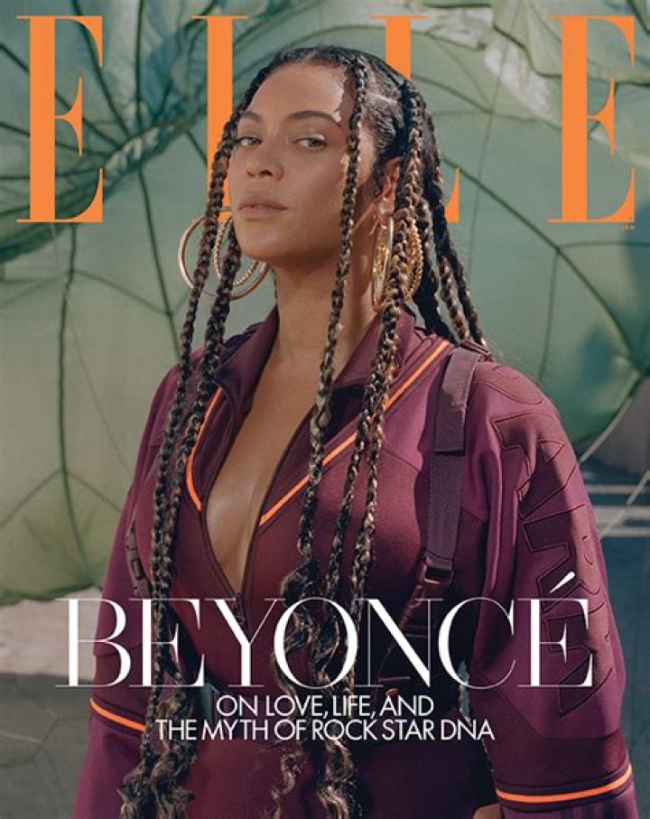 Beyonce Stuns In Plunging Bodysuit & Waist-Length Braids For Flawless ‘Elle’ Cover – Pics
