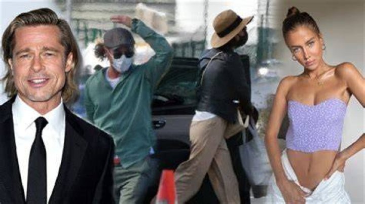 Brad Pitt Copies Nicole Poturalski’s Look With Pink Hat After Their Vacation Together In Paris — Pics