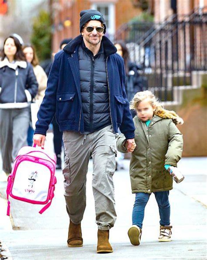 Bradley Cooper Holds Hands With Daughter Lea, 3, As They Bundle Up In Snowy NYC