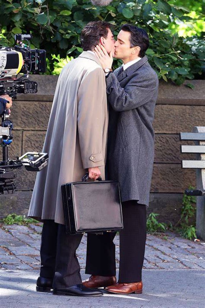 Bradley Cooper & Matt Bomer Kiss While Filming Scenes For New Movie ‘Maestro’: Photos