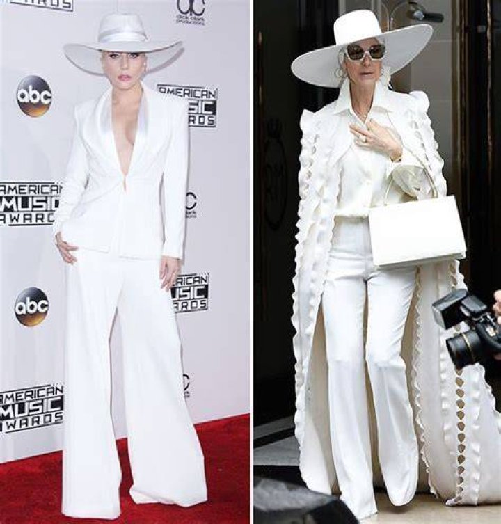 Celine Dion Channels Lady Gaga In Dramatic Cape & Hat