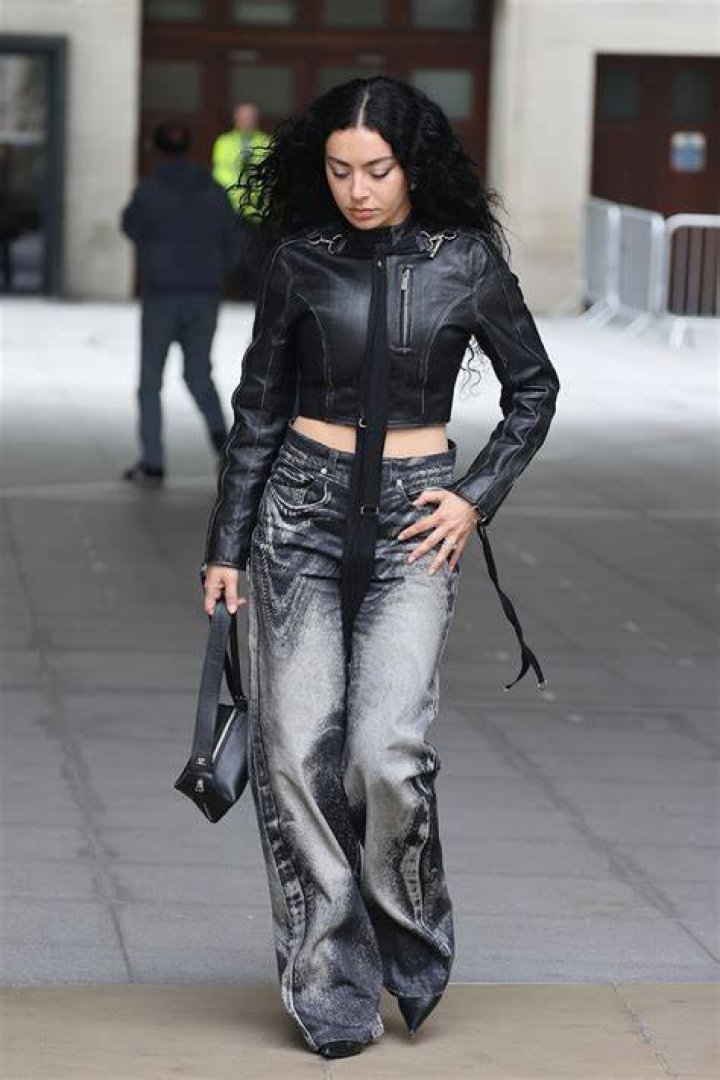 Charli XCX Wears Leather Crop Top In London: Photos – Hollywood Life