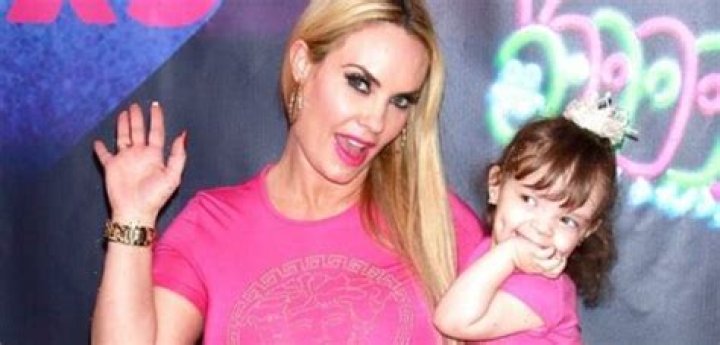 Coco Austin, 42, & Daughter Chanel, 5, Wear Matching Blush Bikinis In Cute New Poolside Pic