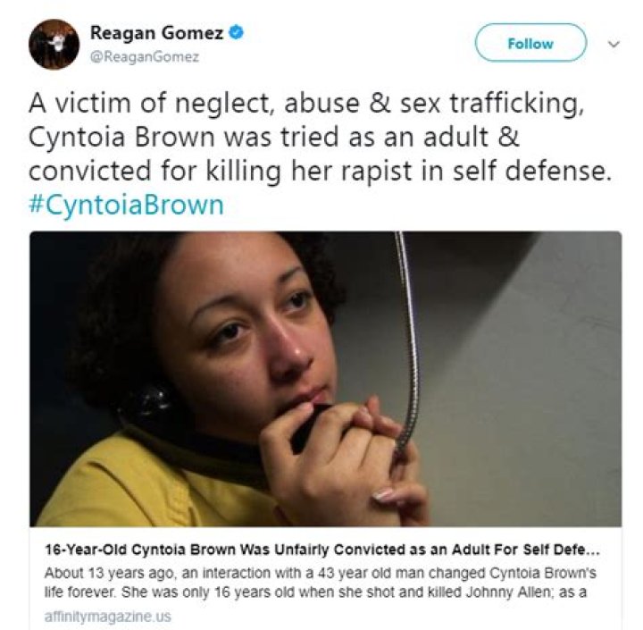 Cyntoia Brown: 5 Facts About Woman Released Early From Life Sentence After Killing Her Captor