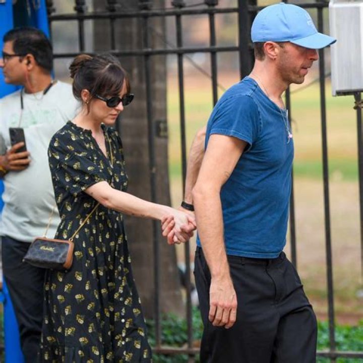 Dakota Johnson Holds Hands With Chris Martin For Romantic Dinner Date In Hollywood