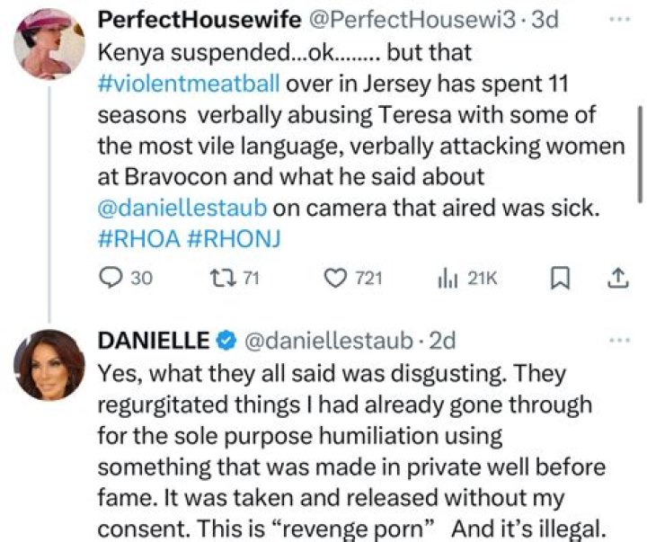 Danielle Staub: ‘RHONJ’ Star Reportedly Called Out For Having Wild Sex Romp At Teresa & Melissa’s Restaurant