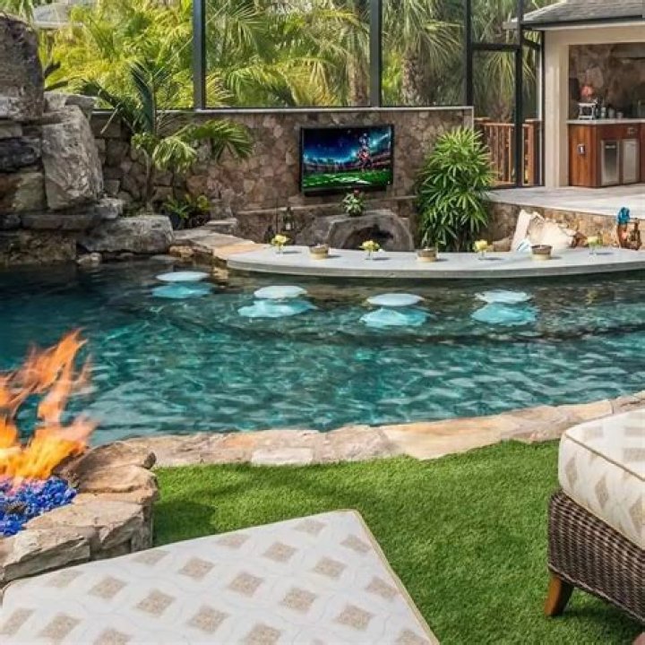 Eva Longoria, 45, Plays Around In The Pool With Her Son Santiago, 1, In A Colorful Bathing Suit