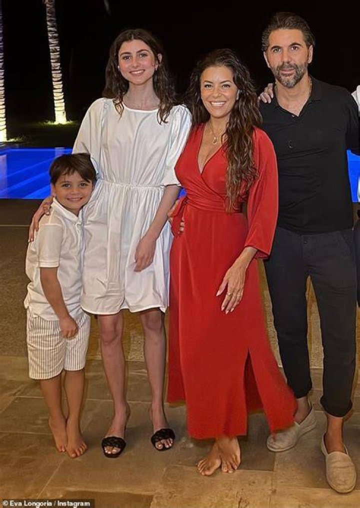 Eva Longoria, 45, Uses Her Son Santiago, 1, As A Weight While Working Out At Home