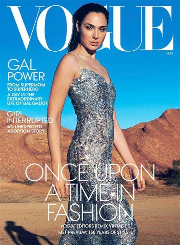 Gal Gadot’s Sequin Dress On ‘Vogue’ Cover May 2020 – Pics – Hollywood Life