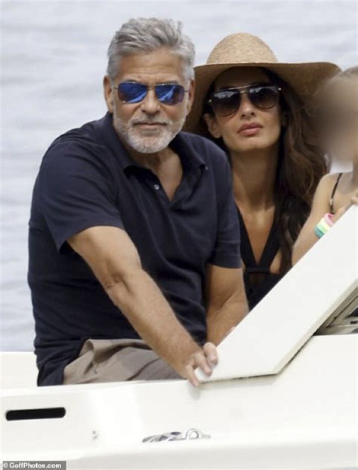 George Clooney Joins Amal & Their Twins For A Boat Ride In Italy – Hollywood Life