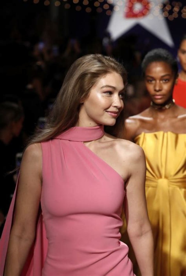 Gigi Hadid Struts Down The Runway In Silk Bikini Top For Brandon Maxwell Show At NYFW – Photos