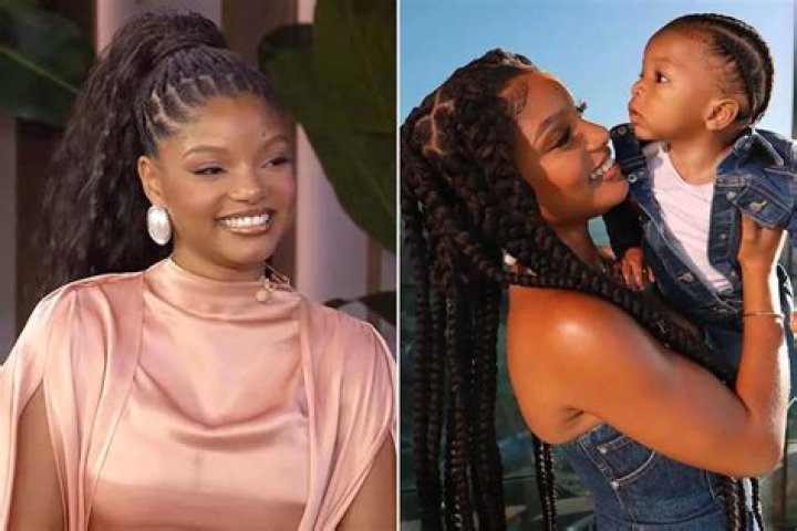 Halle Bailey Shares ‘Before vs. After’ Pregnancy Photos With Son Halo
