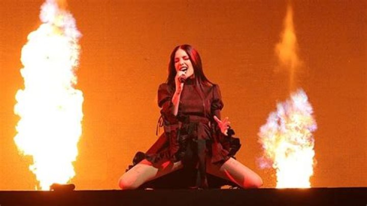 Halsey Slays Little Black Dress With Long, Dark Wig For Bud Light Music Fest Performance