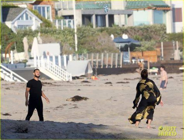 John Legend & Chrissy Teigen Hit The Beach Amid Coronavirus Fears In California