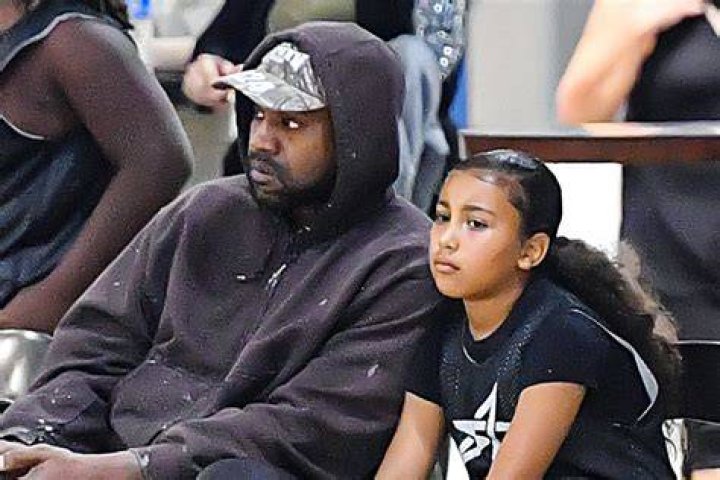 Kanye West Is All Smiles At Basketball Game After Kim Files To Be Legally Single