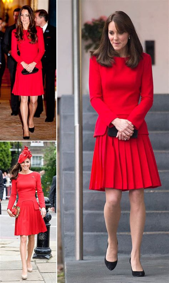 Kate Middleton’s Red Dress: Recycles Frock For The Third Time