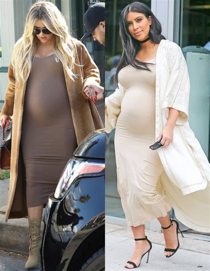 Khloe Kardashian In Midi Dress While Pregnant — Just Like Kim – Hollywood Life