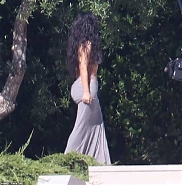 Kim Kardashian In Silver Metallic Bikini: Photo – Hollywood Life