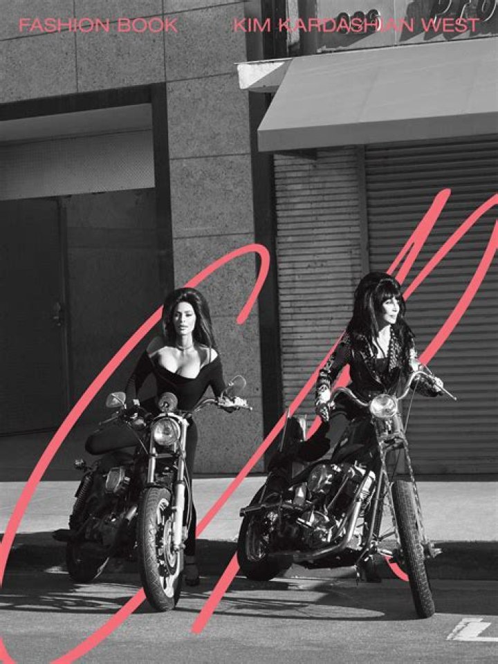 Kim Kardashian & Naomi Campbell Dress Like Biker Babes With Cher For CR Fashion Book — See Pics