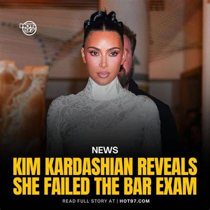 Kim Kardashian Reveals She Failed The ‘Baby Bar’ Law Exam: ‘It Makes Me Want To Give Up’