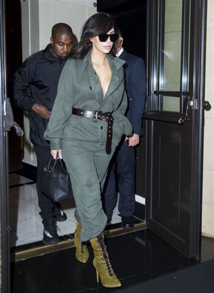 Kim Kardashian Rocks Leather Pants For Rare Date Night With Kanye West – Pic