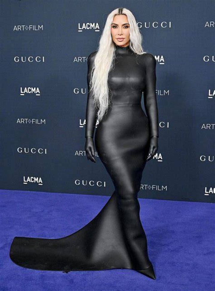 Kim Kardashian Rocks Sheer Bodysuit With No Bra & High-Slit Skirt – Hollywood Life