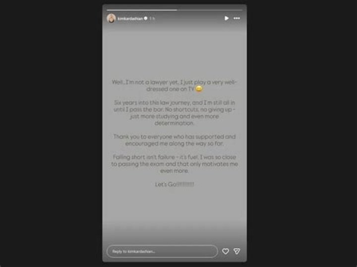 Kim Kardashian Shares Instagram Message – Hollywood Life