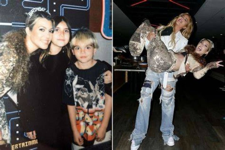 Kourtney Kardashian Celebrates 44th Birthday At Bowling Alley With Travis Barker, Her Kids & More