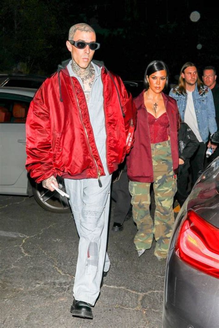 Kourtney Kardashian In Red Bustier For Travis Barker’s Son’s Concert – Hollywood Life
