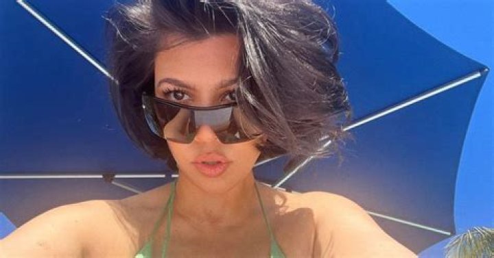Kourtney Kardashian Sits In Red Thong Bikini In New Pic – Hollywood Life