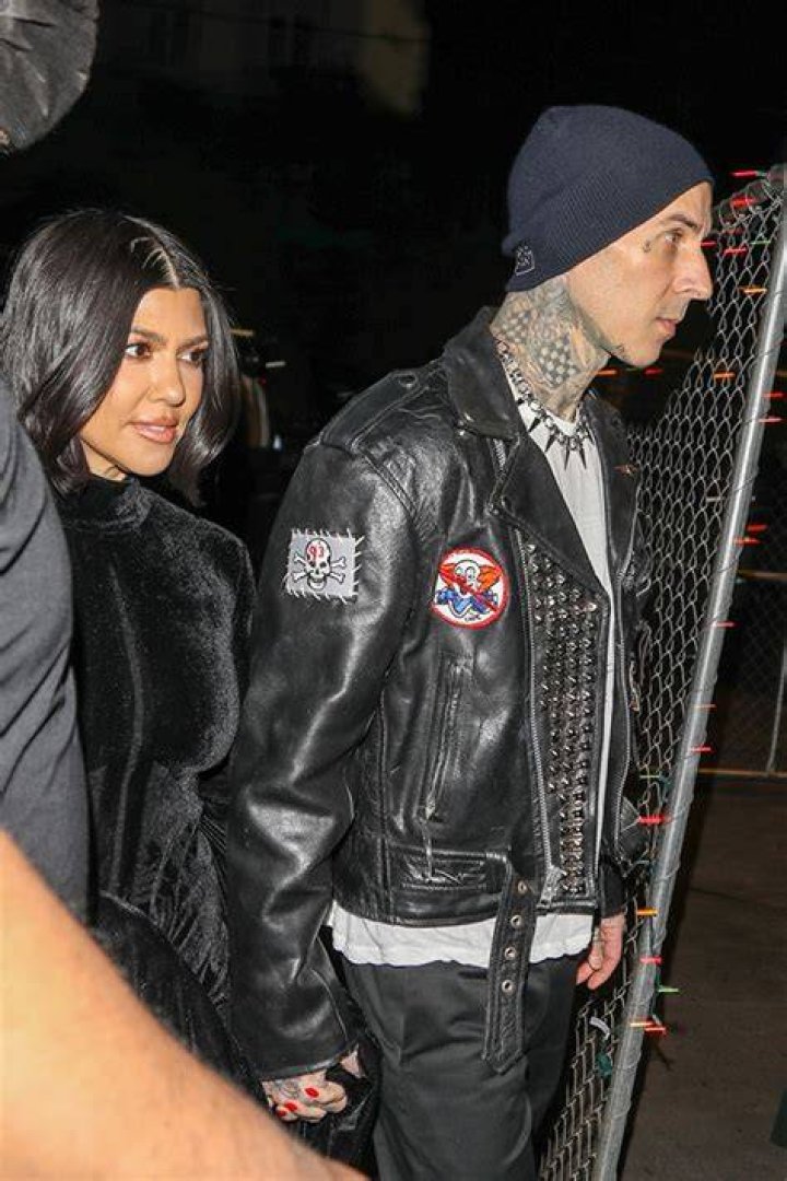 Kourtney Kardashian & Travis Barker Look So In Love Holding Hands Outside Avril Lavigne’s Concert