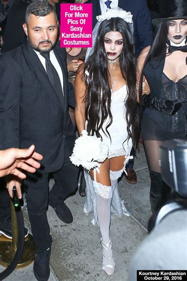 Kourtney Kardashian Wears Zombie Bride Halloween Costume — Freakishly Scary – Hollywood Life