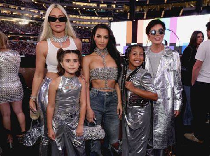 Kylie Jenner & Khloe Kardashian Dazzle In Their Sexy Sparkly Outfits At Diddy’s 50th Birthday Bash