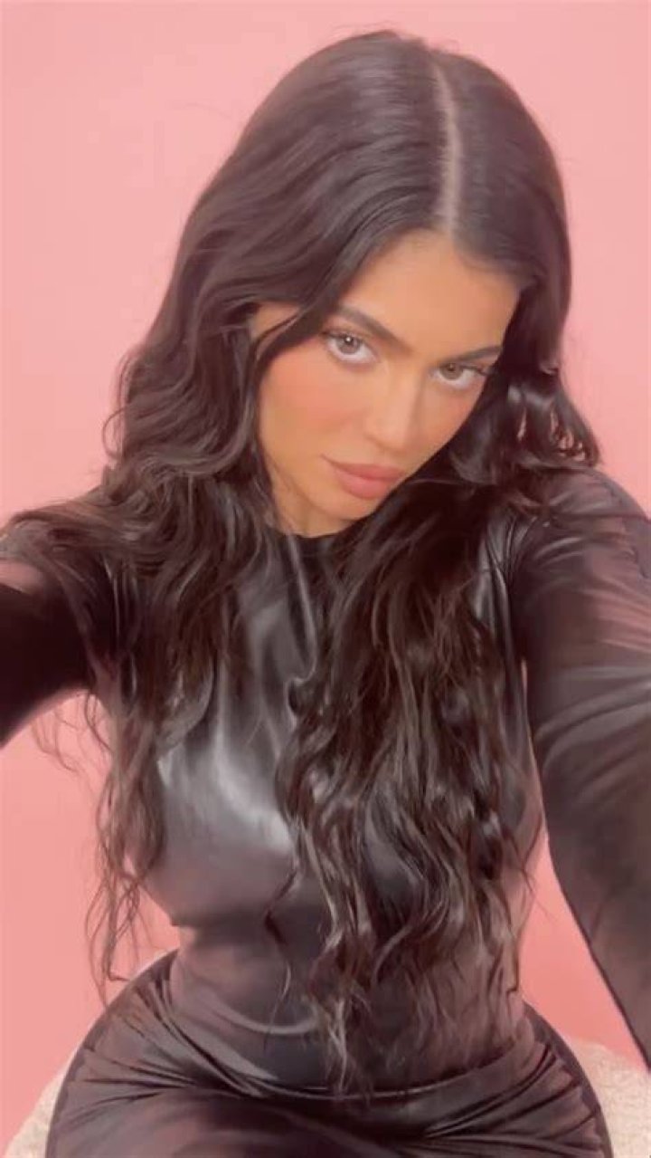 Kylie Jenner Rocks Leather Jumpsuit For Makeup Line Party: Video – Hollywood Life