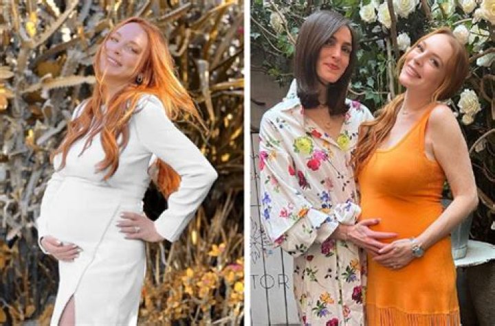 Lindsay Lohan Debuts Baby Bump In Maxi Dress: Photo – Hollywood Life