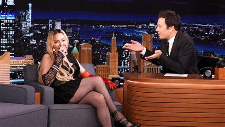 Madonna Lifts Her Dress During ‘Tonight Show’ Appearance