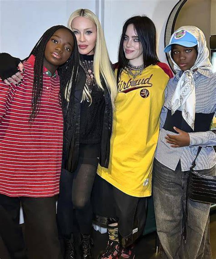 Madonna’s Twins Stella & Estere And Son David At NYC Home: Photos – Hollywood Life