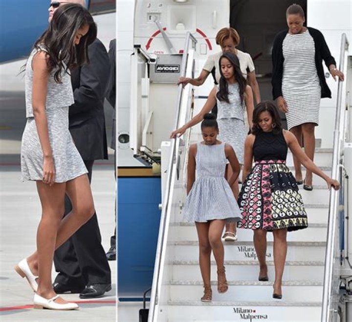 Malia & Sasha Obama Sizzle In Short Summer Dresses In Milan — Pic