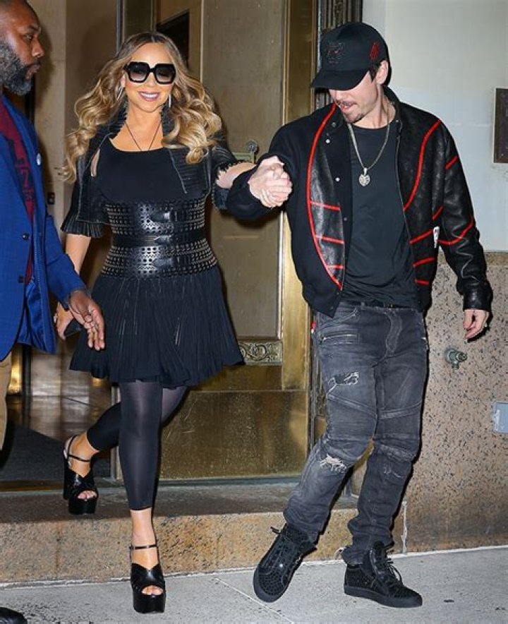 Mariah Carey Rocks Little Black Dress & Holds Hands With Bryan Tanaka On Date Night