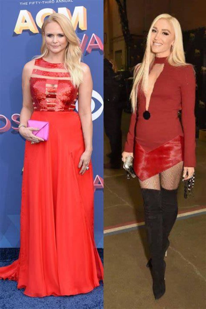 Miranda Lambert Vs. Gwen Stefani In Same Color Dresses