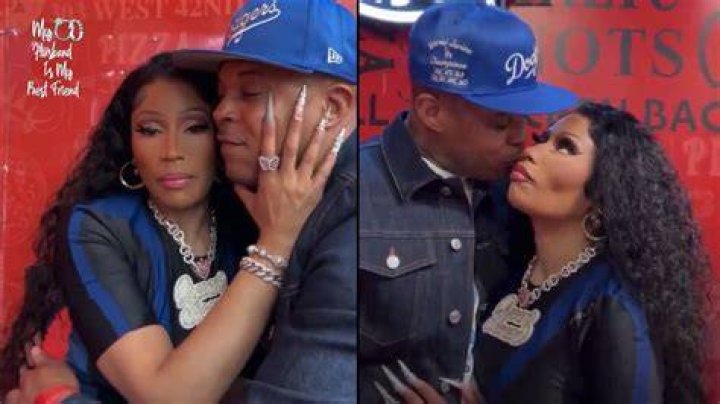 Nicki Minaj Snuggles Up To Shirtless Kenneth Petty & Jokes That He Has 1 Mo. To ‘Get His 6-Pack Right’