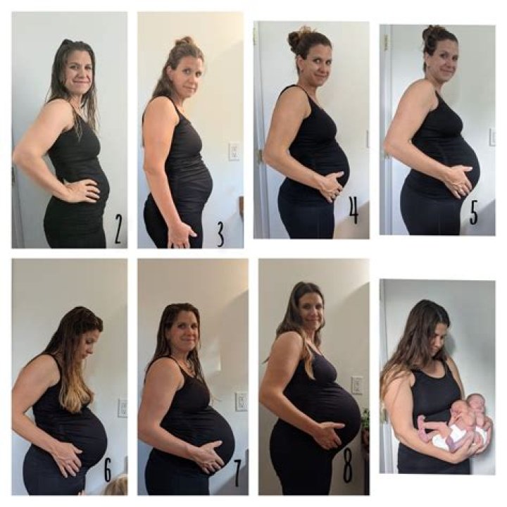 Nikki Bella Cradles Her 8-Month Baby Bump In Curve-Hugging Black Dress As Due Date Approaches