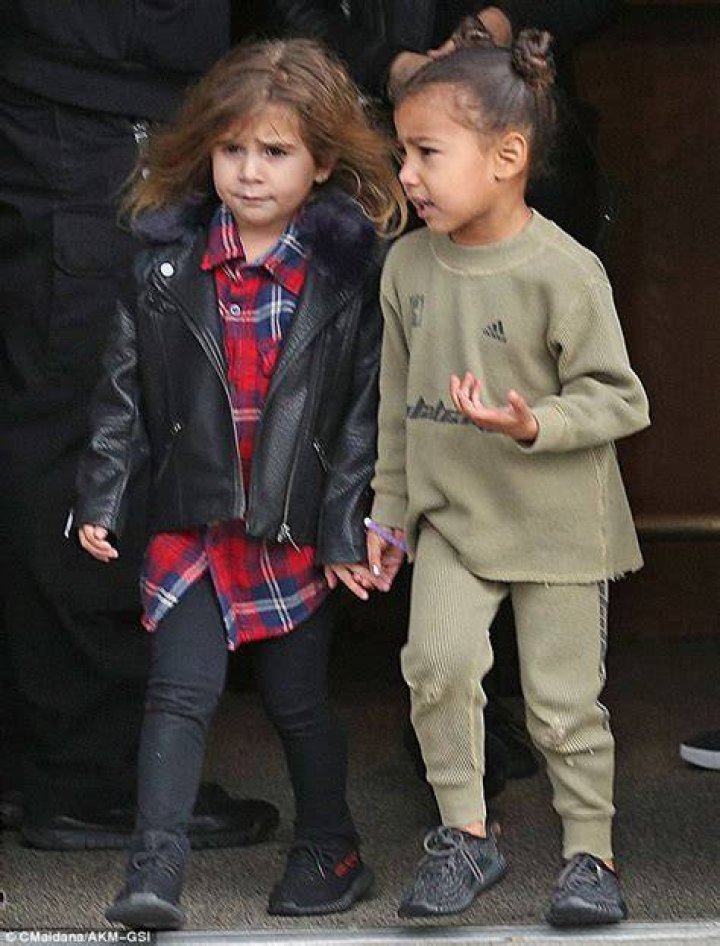 North West, 6, Rocks Pajamas And Uggs For Fun Outing With Cousins Penelope, 7, & Reign Disick, 5